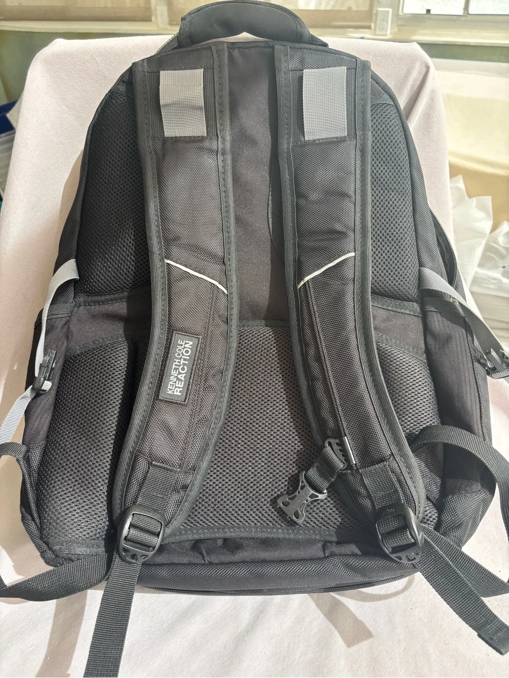 Kenneth Cole Reaction Black and Gray Men's Backpack